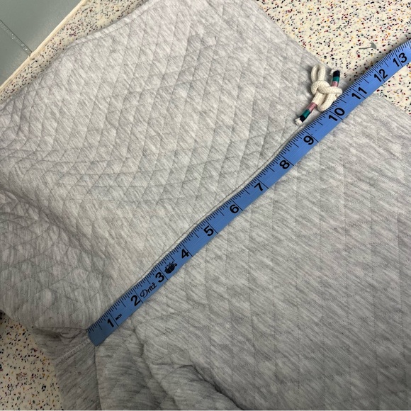 Marine Layer Women’s Corbet Quilted Jogger Sweatpants Light Gray Size M - Picture 9 of 10